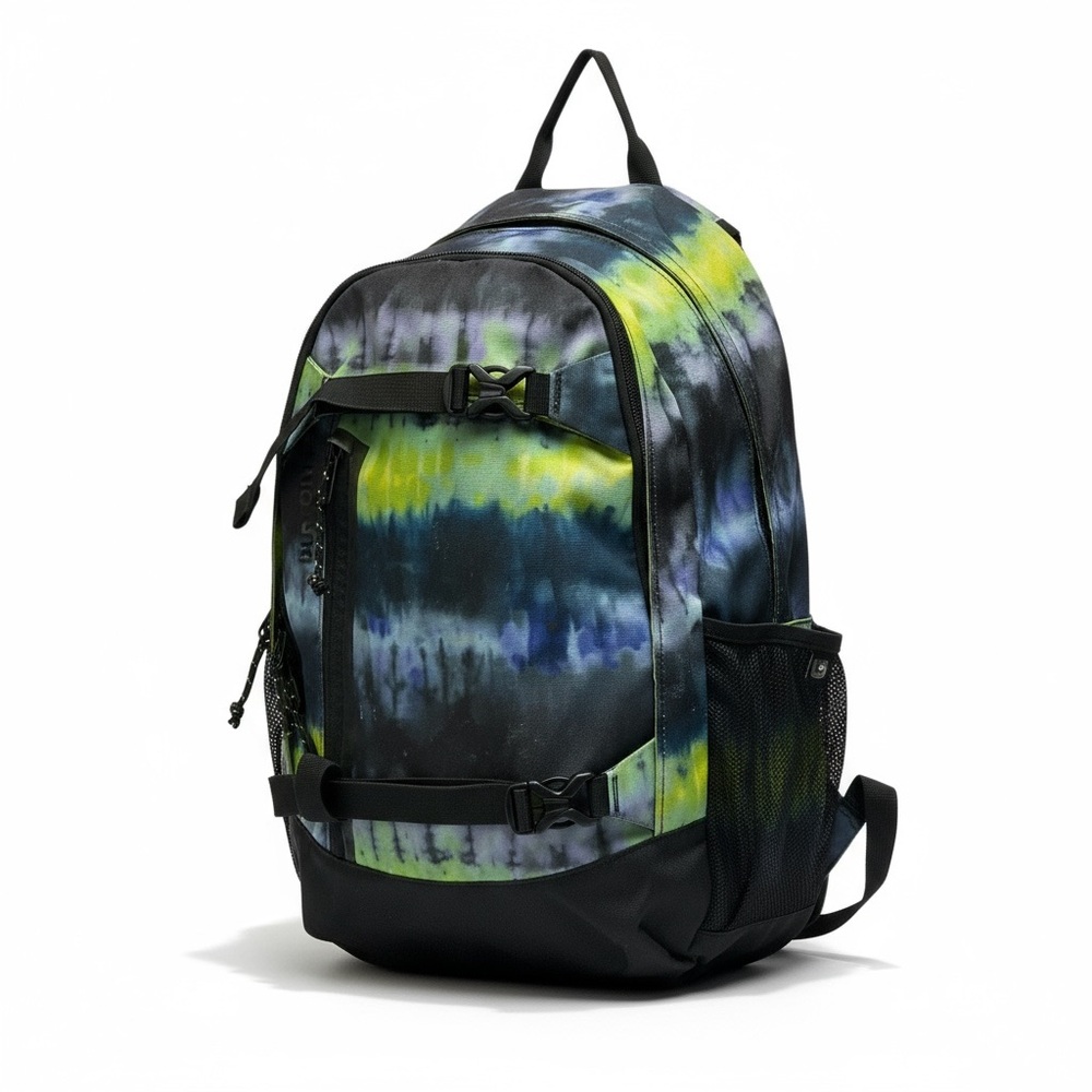🎒 Burton‎ Tie-Dye Backpack Black Neon — Durable Daypack
